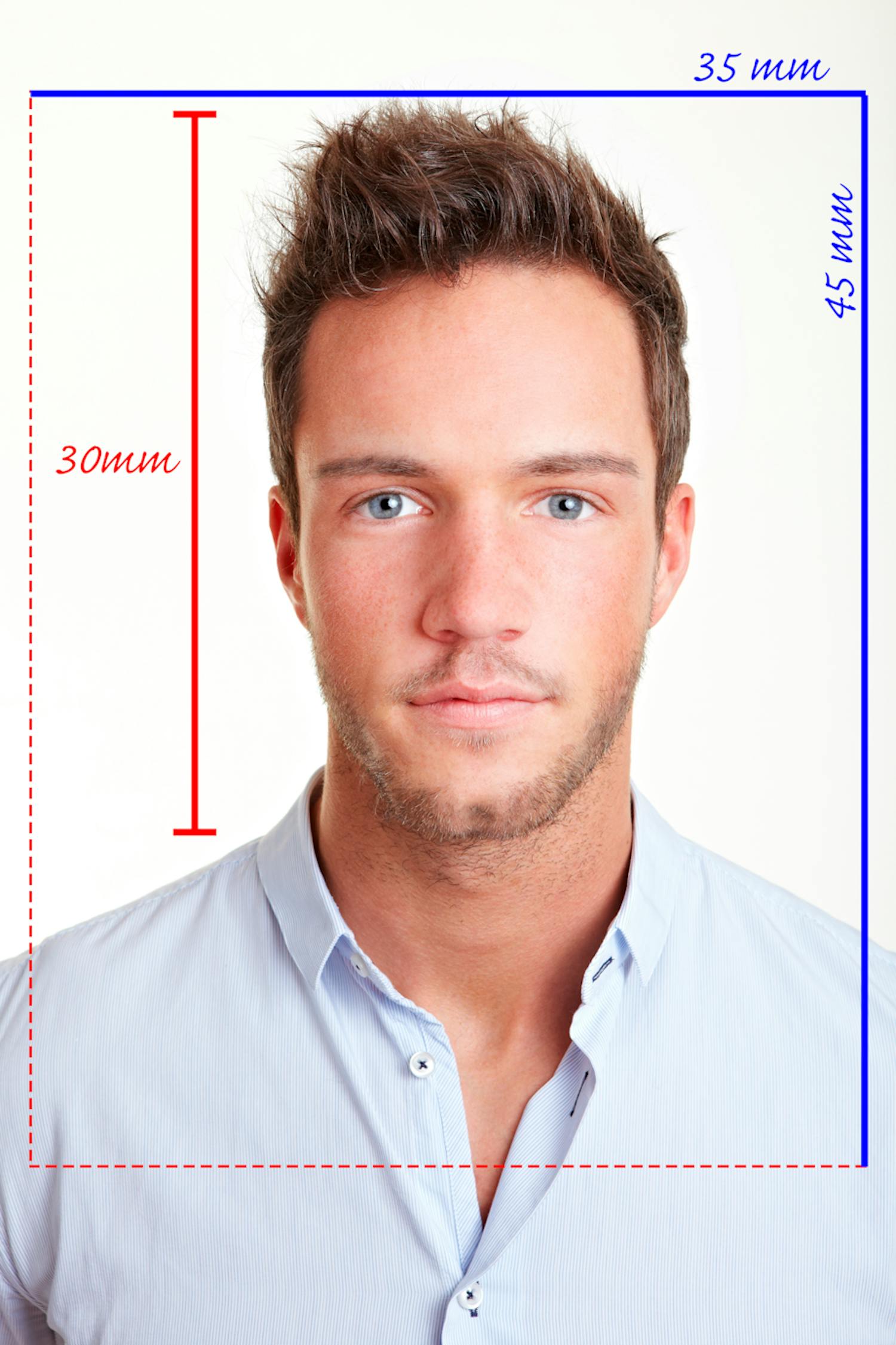 korkortsfoto regler krav ta sjalv Körkortsfoto av ung man